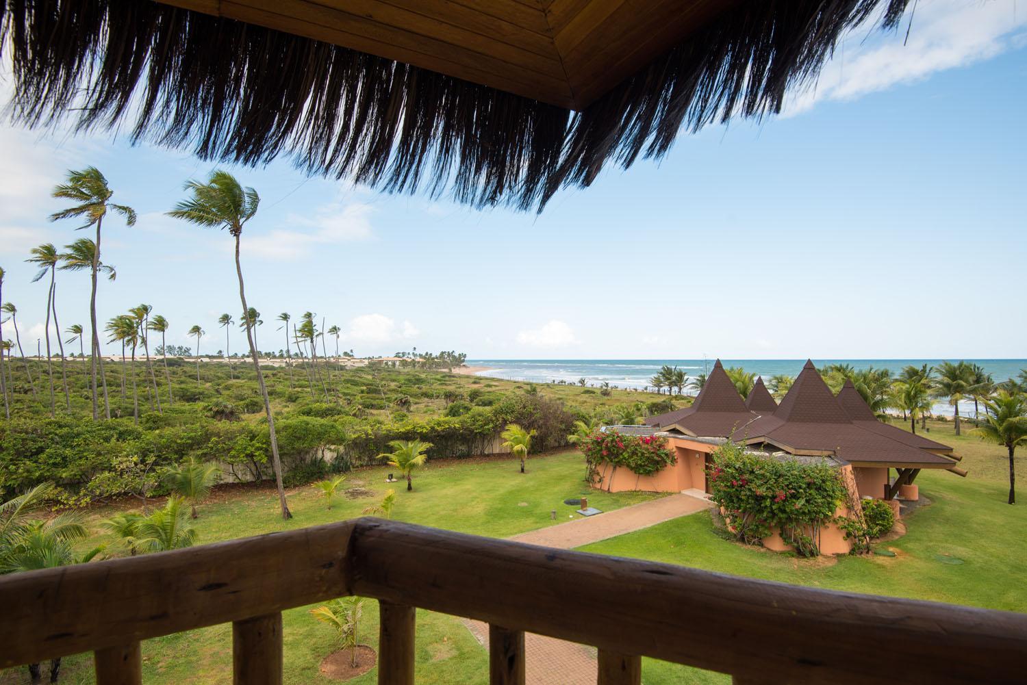 Vila Gale Resort Mares 과라주바 외부 사진 View of the beach from the resort